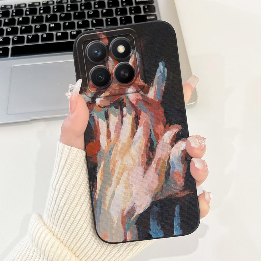 For Honor X8c ABR-LX1 ABR-LX2 ABR-LX3 Case Fashion Girl Butterfly Soft Silicone Couple Cover For Honor X8C X 8C 2025 Phone Shell
