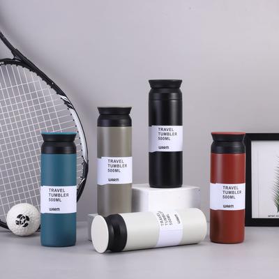 Simple Stainless Steel Thermos Cup Outdoor Portable High Appearance Level Coffee Cup Large Capacity Vacuum Element Cup