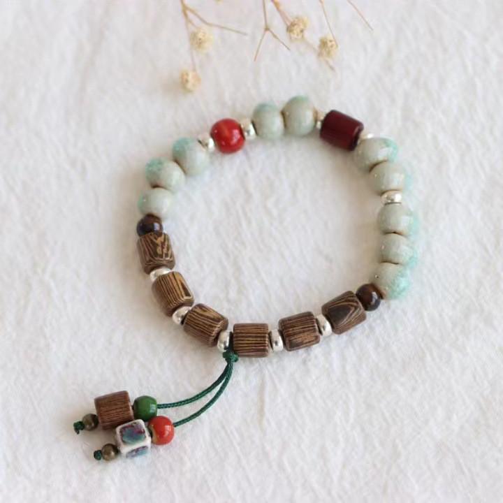 Ceramic Elegant Handcrafted Beaded Bracelet Fashionable And Unique Accessory