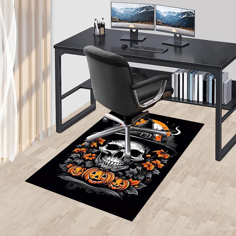 1pc Halloween pumpkin Carpet, Office Rug Outdoor Mat Home Decor Area Carpet Festival
