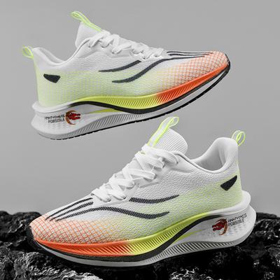 Herren Sportschuhe Leicht Atmungsaktiv Mesh Laufschuhe Herren Dicke Sohle Dämpfung Trainings Fitness Laufen Tennisschuhe