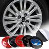 4Pcs 56MM Car Styling Aluminum Wheel Center Hub Caps Stickers For Toyota Rav4 Corolla Camry Aqua Yaris Cross Auris TRD GR Sport