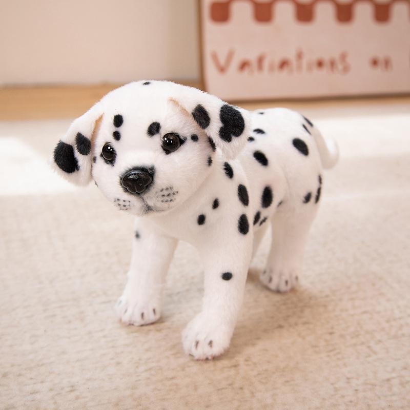 New Dalmatians Dog Plush Toy Cute Stuffed Realistic Beagle Spotted Puppy Doll Home Decor High Quality Kids Birthday Gift
