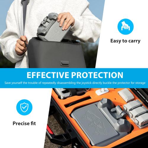 STARTRC Sunshade for DJI Mini 4 Pro, Air 3S, Air 3, and Neo Drones, RC 2 Remote Control Sun Hood, Screen Protection, 3-in-1 Sun Visor, Joystick, and S