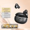 Wireless Bluetooth Earphones Ear-clip LED Power Display Earbuds Sport Headset For Phone HD Sound Game Headphones With Mic