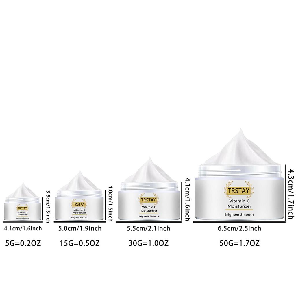 Vitamin C Brightening Moisturizing Cream To Brighten Skin Tone, Firm Skin and Reduce Dullness