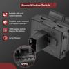 Electric Door Window Switch Button Driver Side For VW Golf MK5 Caddy 2K Passat B6 Jetta Eos Seat Ibiza Leon 2K0959857 1K3959857A