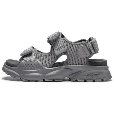 Li Ning SOFT COCA Beach Sandals Men's Gray AGUU001-1