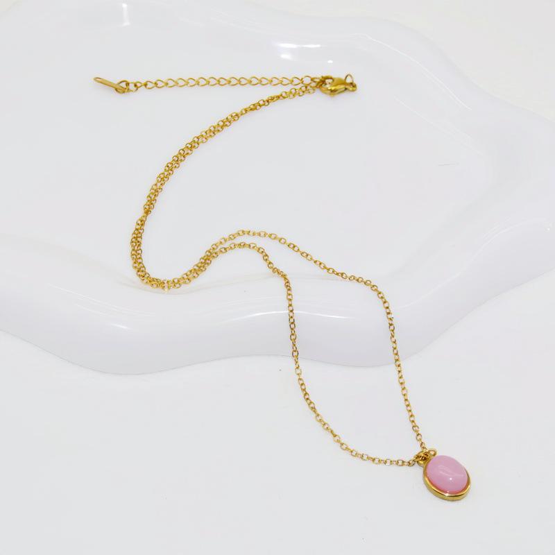 Rhodochrosite Rose Quartz Beaded Necklace: Exquisite, Sweet, and Versatile Design for Women