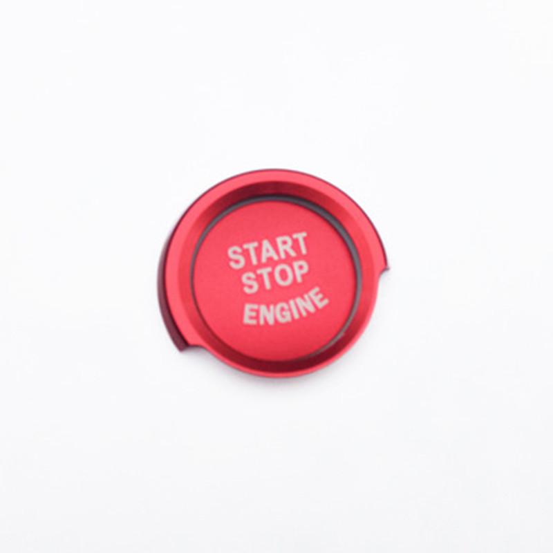 Car Styling Start Button Decorative Frame Interior Covers & Ring Stickers Trim Auto Accessories For BMW 1 2 3 4 series