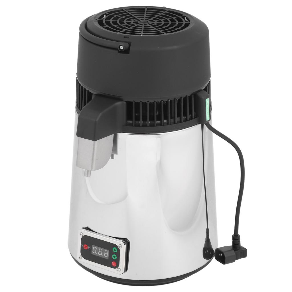 750W Water Distiller 4L Countertop Distiller Machine Stainless Steel Distilled Water Maker with