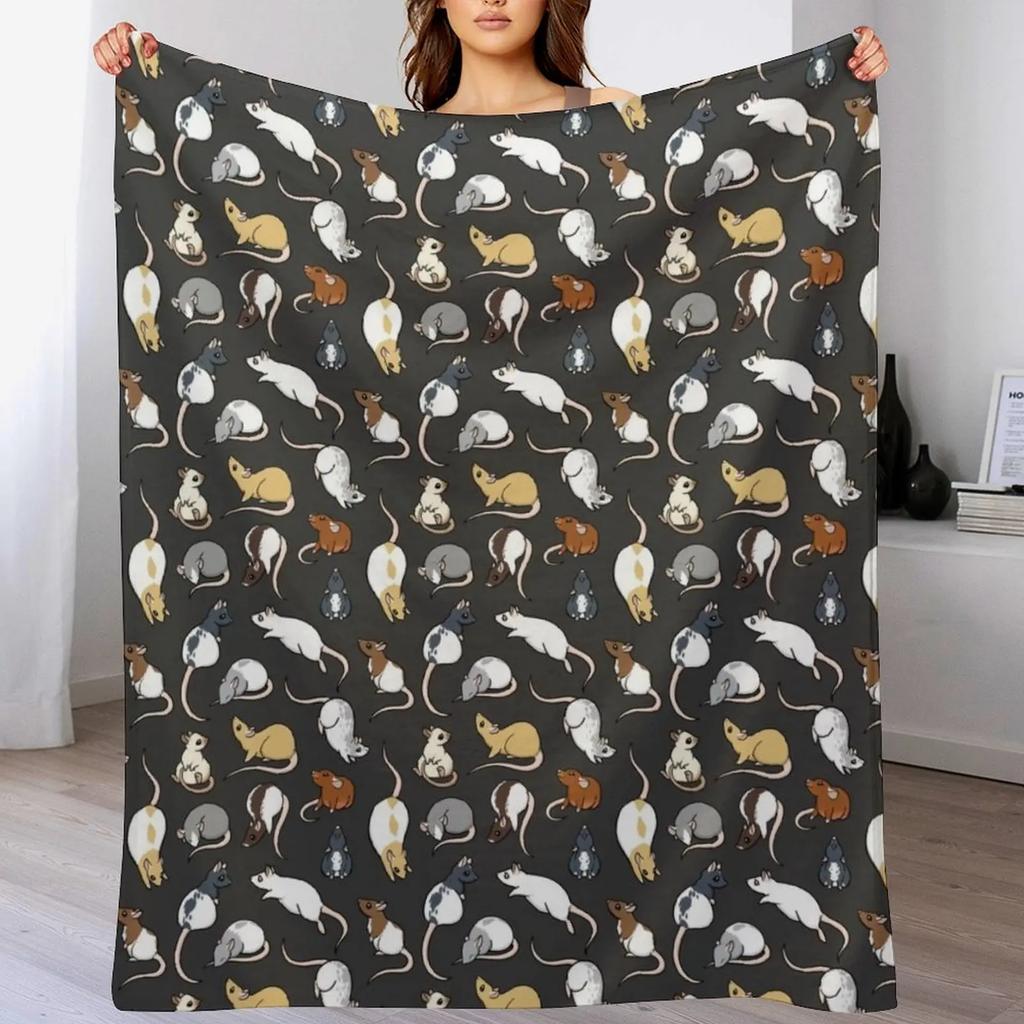 Ratten Wurfdecke Warme Wurfdecke Geschenk zum Jahrestag