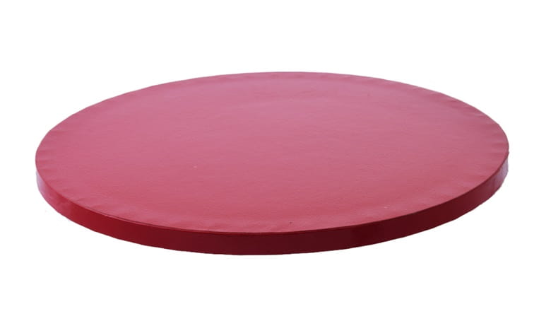 Podkład Pod Tort Okrągły Czerwony Gruby 25X1,2 Cm