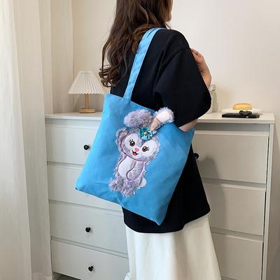 2025 neue Baumwoll-Canvas-Handtasche personalisierte Werbe-Einkaufstasche Umhänge-Canvas-Tasche Damenmode