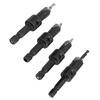 4pcs Adjustable Depth Countersink Drill Bit Set 4 Piece Set Countersunk Drilling Bit  Woodworking