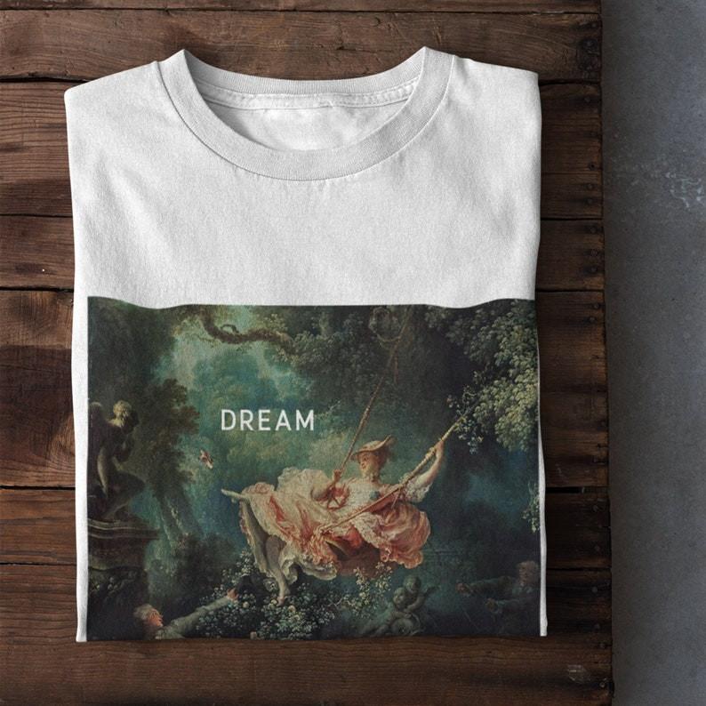 26 Dream Aesthetic Art Unisex T shirt  Tumblr Art Tee  the Swing Graphic Unisex Tee Unisex T-Shirt XL