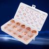150pcs Flat Sealing Ring Red Copper Gasket O Ring Gasket Sealing Ring Washer M5/M6/M8/M10/M12/M14