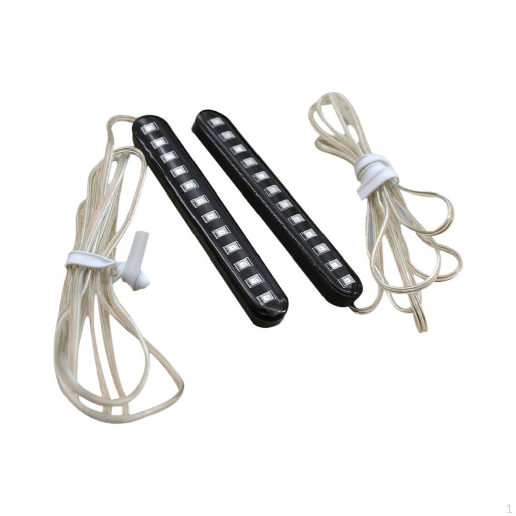 Lightemitting Diode Motorcycle Turn Light, 12V Sequential Brake Twotonecolor Universal Strip