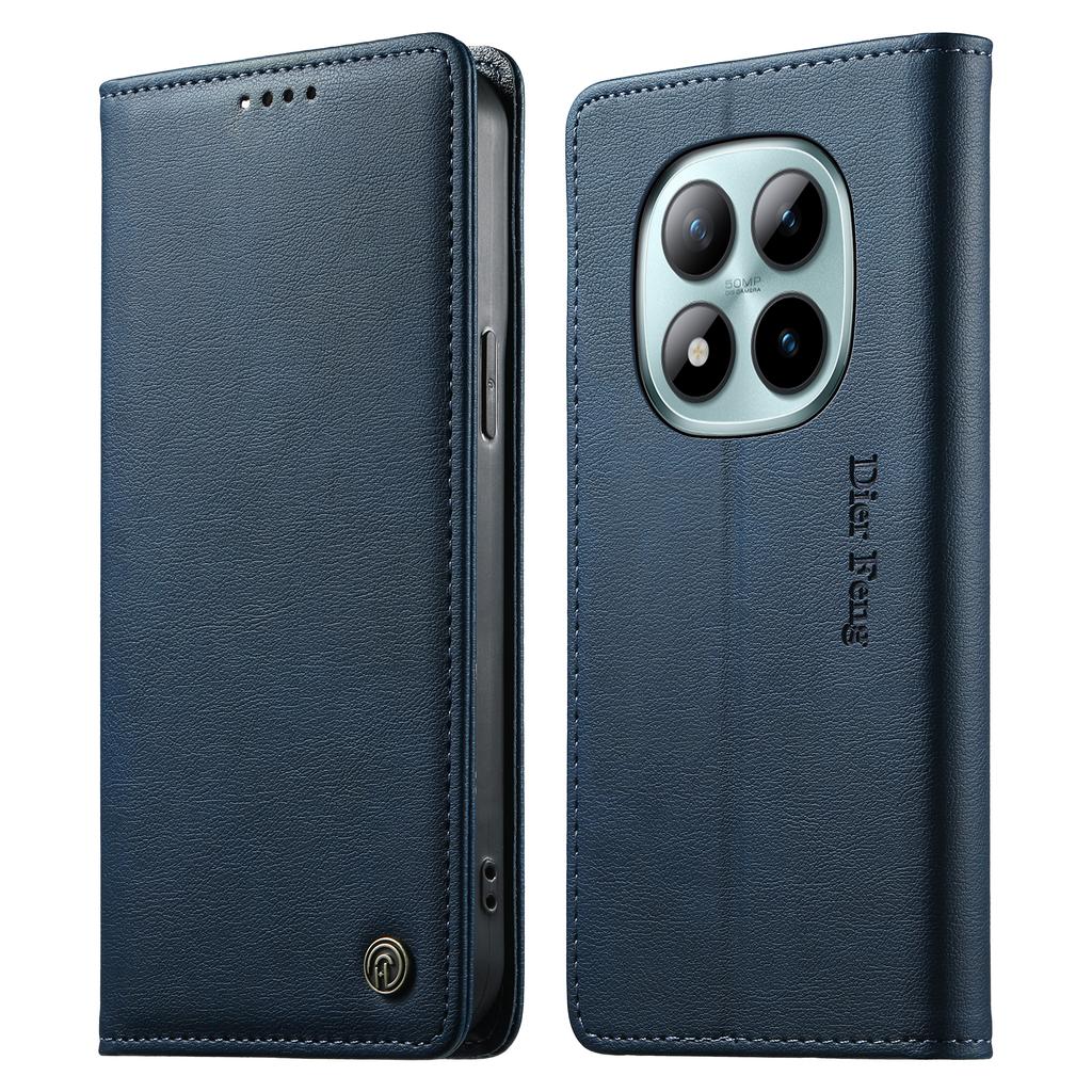 Luxury Business Cards Solt Leather Case For Xiaomi Redmi Note 15 Pro Plus 14 13 14C 13C Shockproof Book Stand Skin Feel Cover
