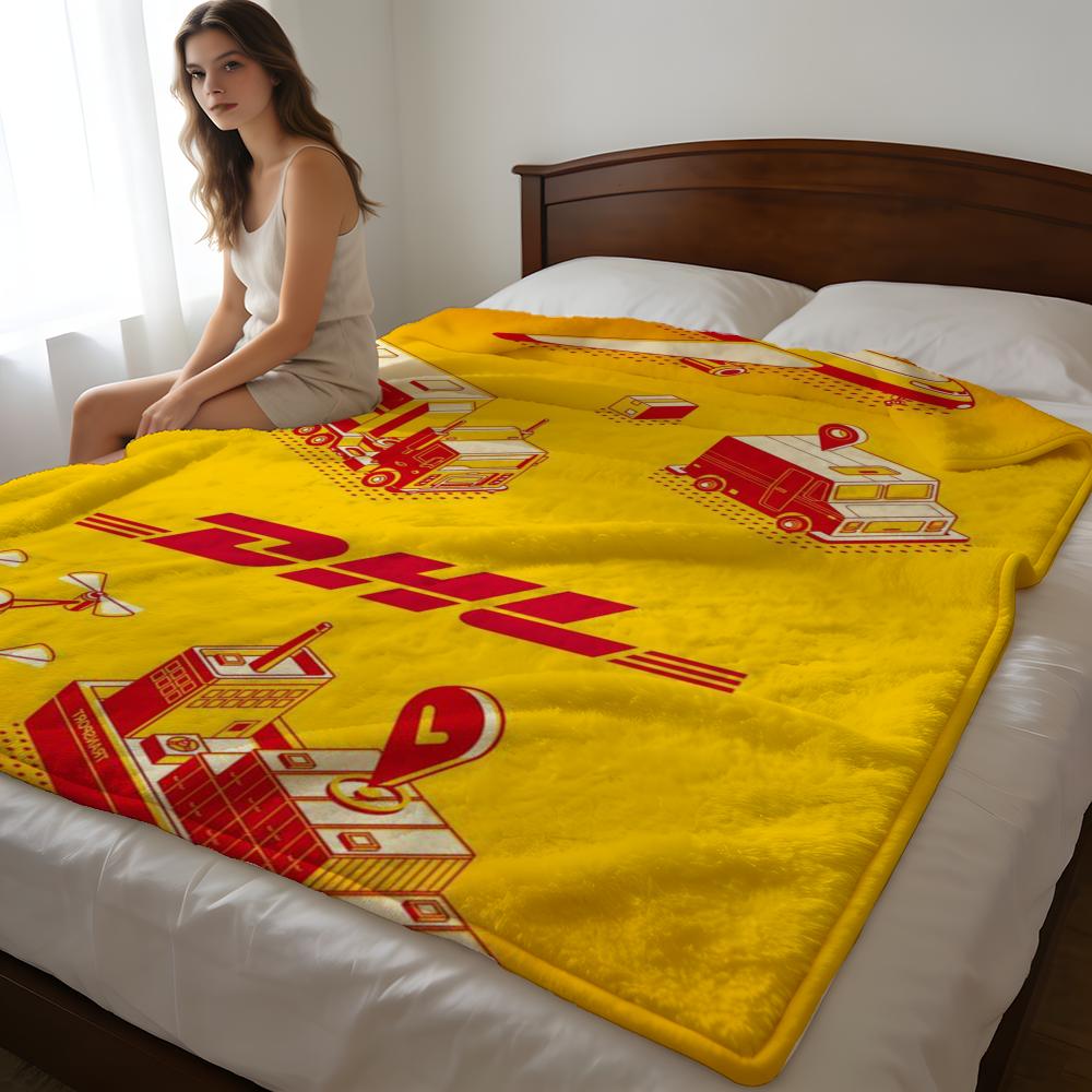 Throw High-Density Short Plush Blanket For Sofa Nap Air-Conditioned Room Soft Skin-Friendly DHL Express 75X95CM