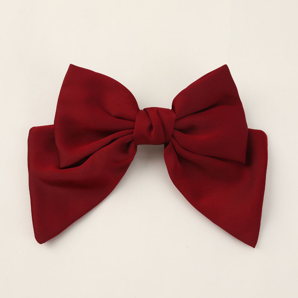 Korean Style Back of Head Clip Spring Clip French Hair Bow Clip Daily Wear Hair Accessory Girls