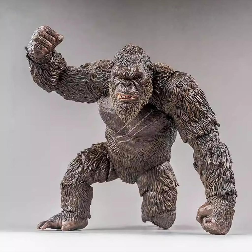 SYXLCYGJ HIYATOYS Exquisite Basic Series Godzilla Kong 2 Personalized Kong Articulated Doll Model vs. 2.0