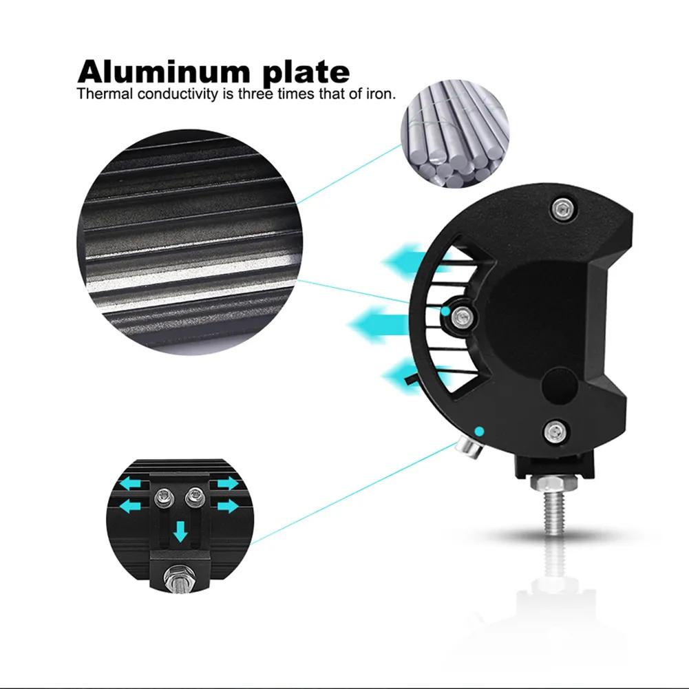 For Truck Driving Offroad Boat Car Tractor 4x4 SUV ATV 12V 24V 72W 144W Light Bar/Work Light Spotlight LED Light Bar