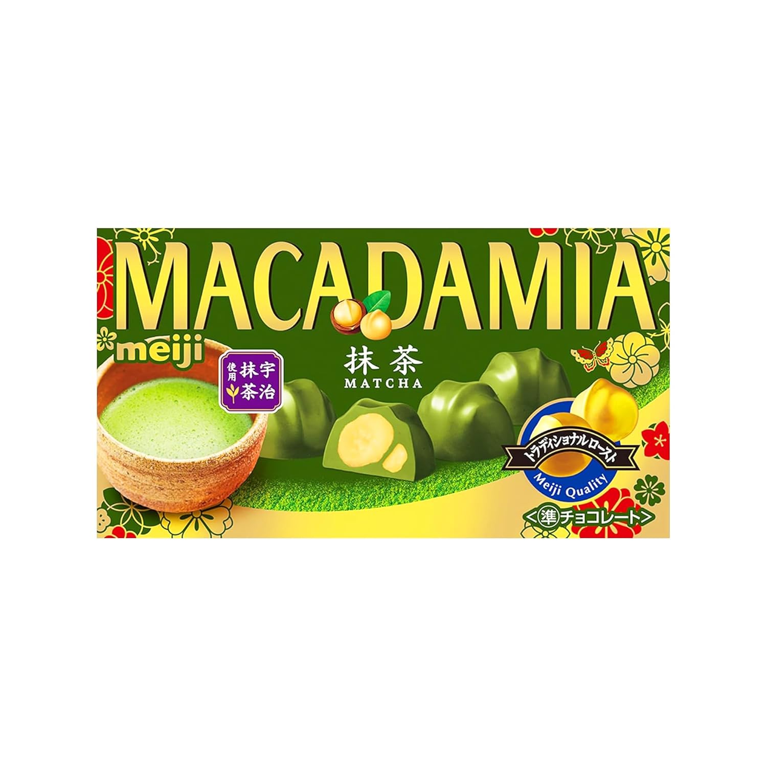 Meiji Macadamia Chocolate Matcha 9 pieces