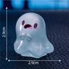 6PCS Halloween Decorations Glow In The Dark Statues Fairy Garden Accessories, Halloween Miniatures Resin Ornaments, Mini Glowing Resin Decor