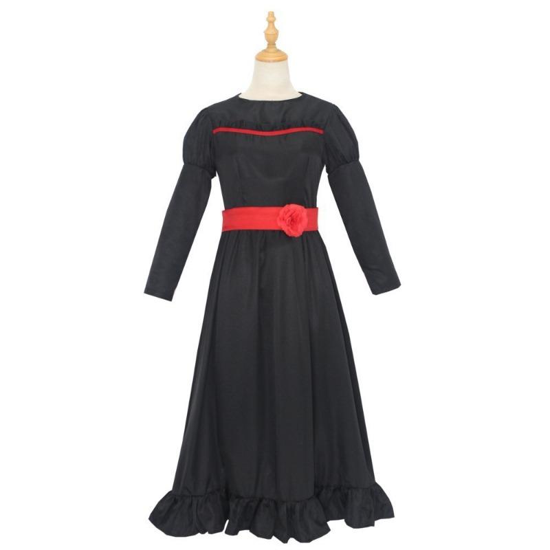 Halloween Horror Movie Conjuring Universe Series Annabelle Doll Ghost Doll Cosplay Costume