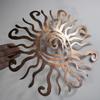 Quirky Sun Wrought Iron Ornament: Creative Home Courtyard Wall Hanging Decoration.