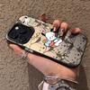 Trendy brand cartoon Pacha dog is suitable for Apple 15promax mobile phone case 14/13/12 new model