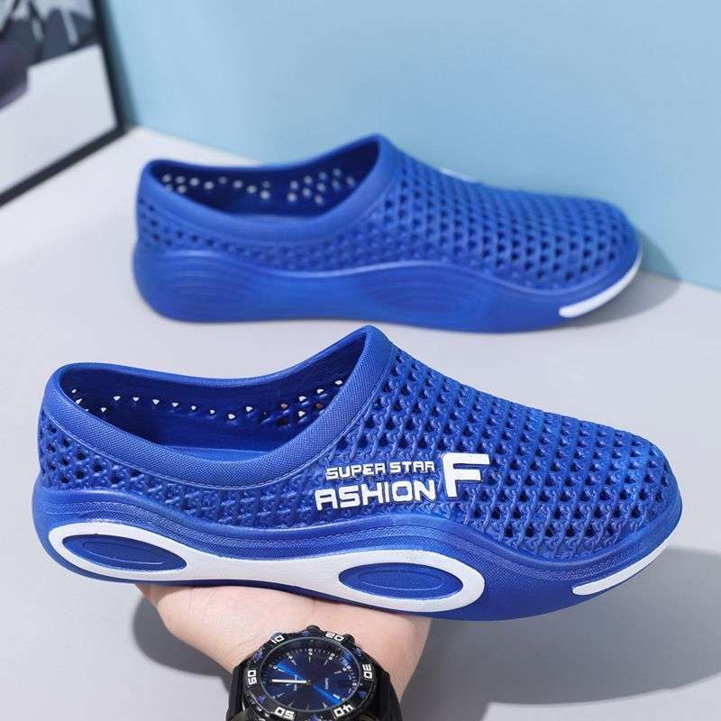 Sandals Men's Summer New Non-slip Waterproof Men's Cool Slippers Dual-purpose Breathable Beach Shoes Summer