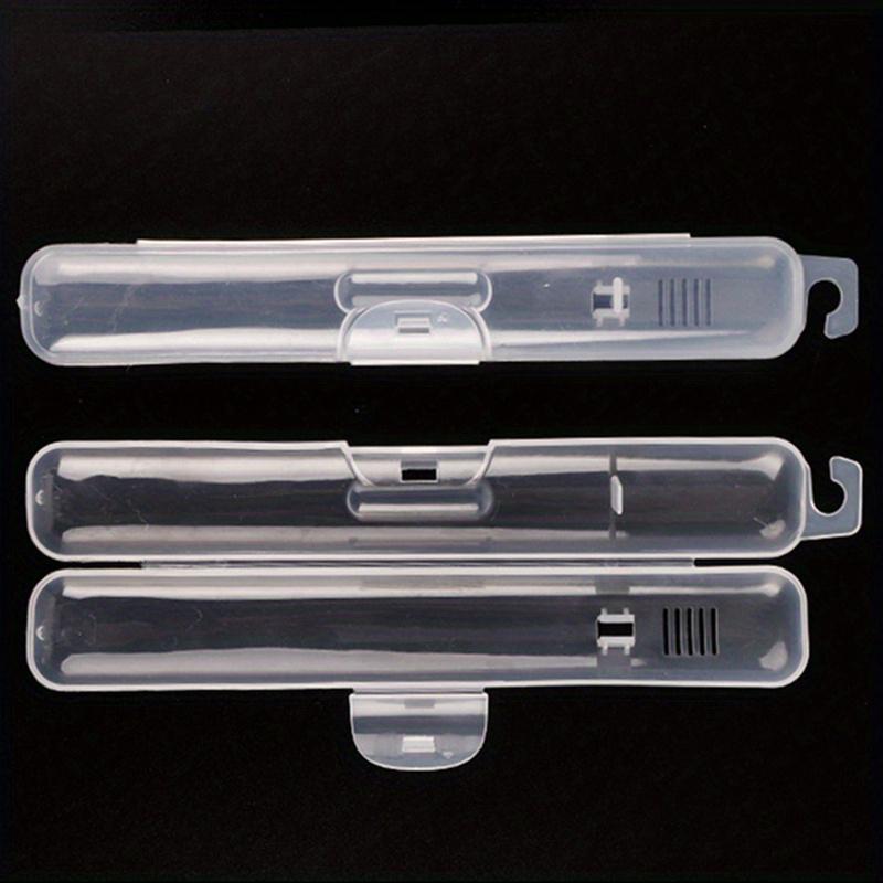 Portable Dustproof Toothbrush Storage Box Outdoor Travel Transparent Plastic Toothbrush Holder Toothpaste Storage And Organizer