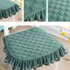 Non-Slip Pastoral Style Dining Chair Cushion 43x45cm Winter Student Cushion  Dormitory
