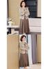 Ensemble Robe et Veste Élégant Printemps pour Femmes d'Âge Moyen - Costume de Mariage Deux-Pièces