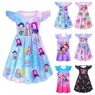 Sukienka dziecięca Sukienka do odgrywania ról Sukienka A-line dla dziewczynki Sukienka imprezowa Sukienka do przebierania się