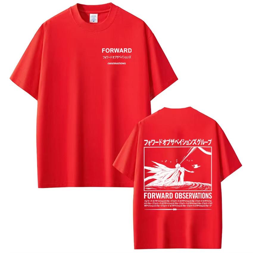 Forward Observations Group Skeleton T-shirt Men Women Fashion Vintage T Shirts Oversized Casual T-shirt