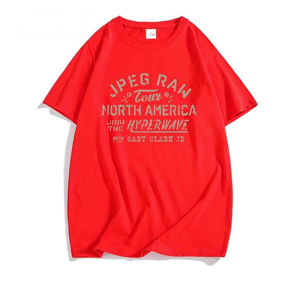 

Футболки из хлопка JPEG RAW Tour Gary Clark Jr Футболка Летняя мужская женская одежда Уличная одежда Хип-хоп Футболка Мужские свободные футболки Топы XXL