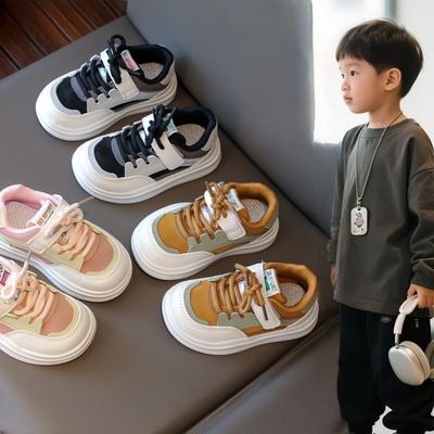 Autumn Children's Shoes, Baby Casual Shoes, Boys' and Girls' Lightweight Sneakers (Leather Upper, Unisex)