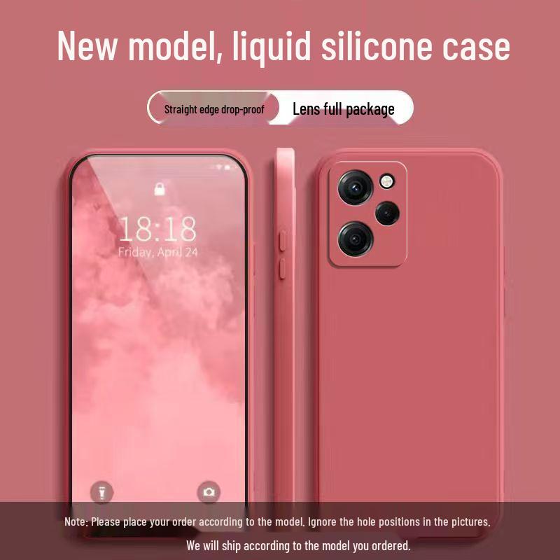 Redmi Note 12 Pro Extreme Edition Solid Color Liquid Silicone Drop-Proof Phone Case