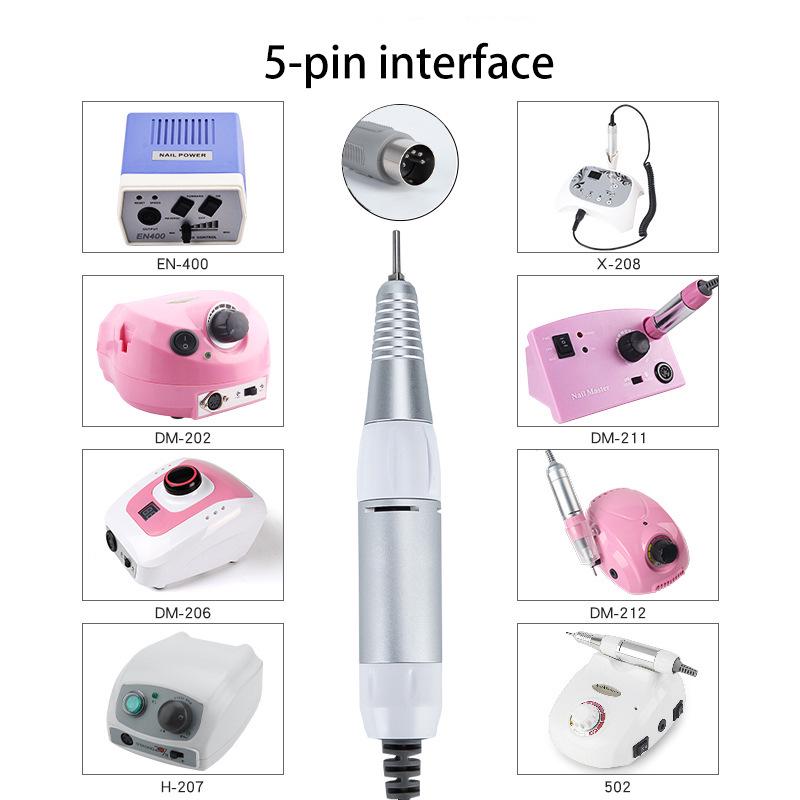 

Ultra-Quiet Nail Polishing Pen and Replacement Five-Pin Handle Accessory