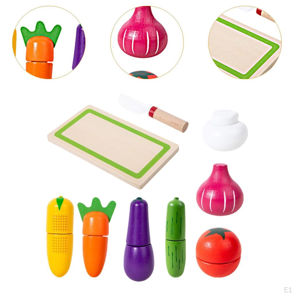 Cutting Fruits Toys Educational Playset Color Recognition Kitchen Accessories Pretend Play Foods for