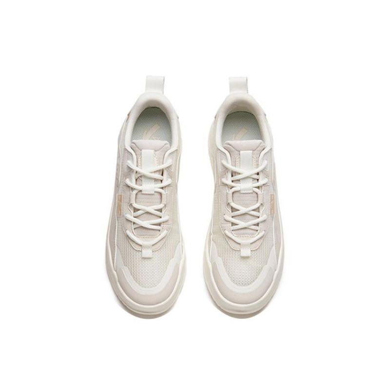 Anta Lightweight Durable Low-Top Skate Shoes Men Sneakers White Gray 912228821-1