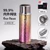 Titanium Vacuum Insulated Thermos With Temperature Display 400ml Tea Infuser Cup Office Business Gift