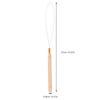 10Pcs Anti-Slip Handle Pulling Hook Tool Beech Wood Handle Micro Ring Threader  For Hair Extensions