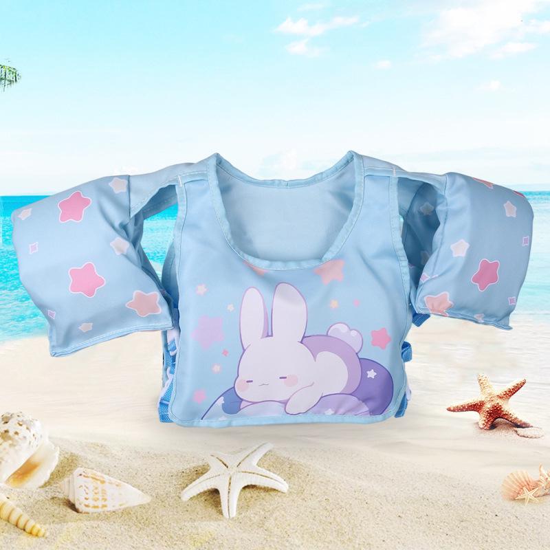 Cartoon Kids' Swimsuit & Water Play Gear: Armbands, Floats, Swim Rings, Life Jackets, Water Sleeves, Buoyancy Vests.