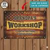 Personalized Custom Metal Garage Sign 30x20cm Wall Decor Family Name Logo Gift