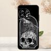 Skull Gothic Creepy Pastel Goth Case For OnePlus 12R 10T 8T 9R 10R OnePlus 12 11 9 10 Pro Nord CE 2 3 Lite N10 N20 N30 Cover