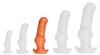 Plug Dogsit M 14 X 5cm Orange - TheAssGasm - SILICONE ANAL PLUG